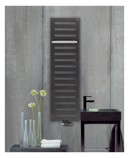 Zehnder Design-Badheizkörper Metropolitan Bar MEP-180-040, 1750 x 400 mm, schwarz matt
