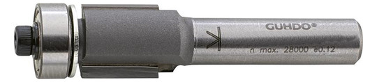 GUHDO-HW-Bündigfräser Z2 mit Anlauflager und...