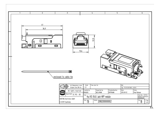HART Ha-VIS preLink RJ45     20820000002 
