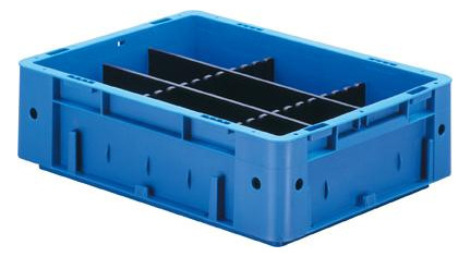 Bild Unterteiler anthrazit L1150xH180xS15 mm VE 10 St. individuell zuschneidbar - LA-KA-PE-1
