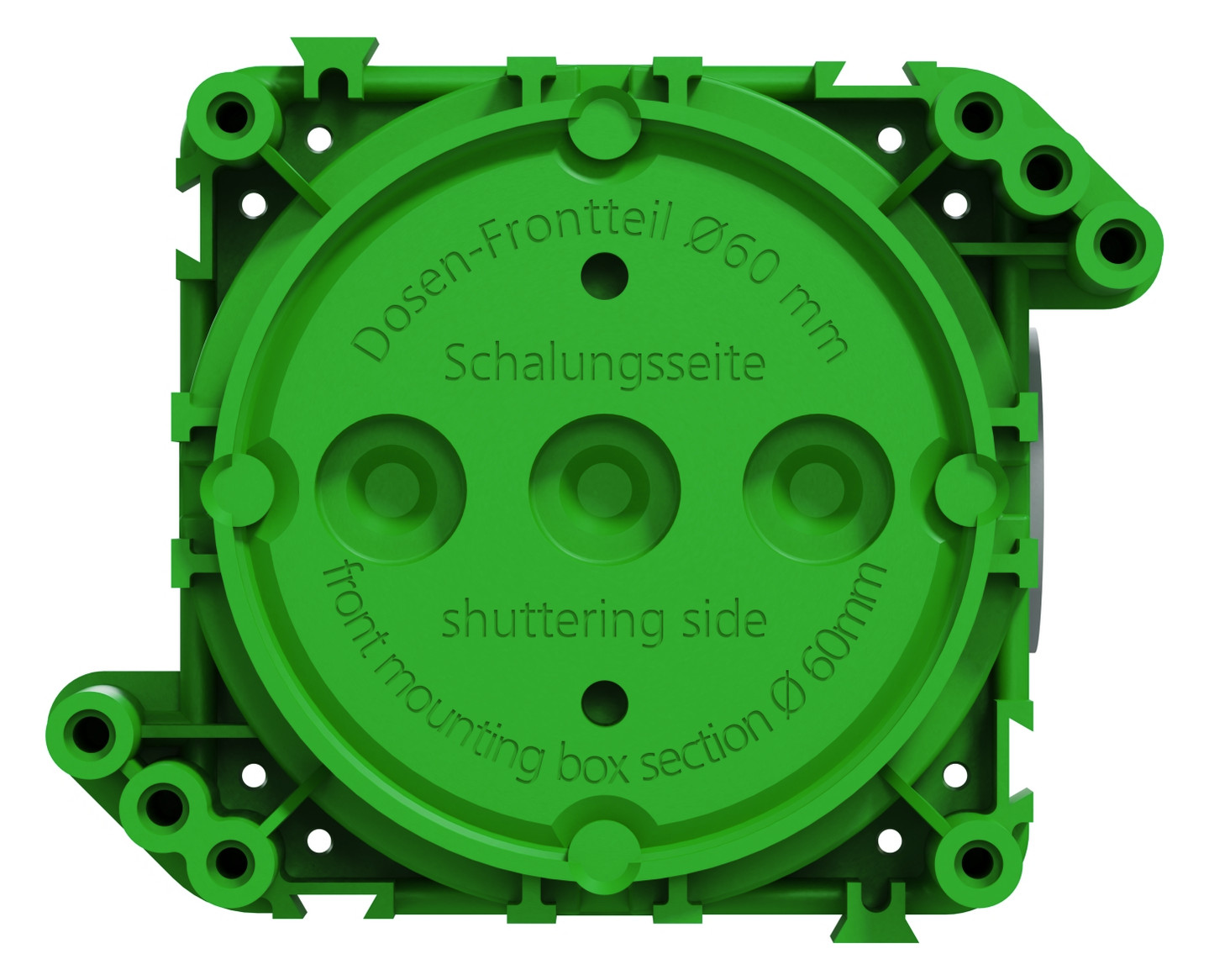 Verbindungsdose Beton Ø70x75mm Kst IP3X 71x71x75mm Ger/VerbDose/kast rnd