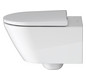 Duravit Wand-Tiefspül-WC-Set D-Neo mit WC-Sitz, Rimless, weiß
