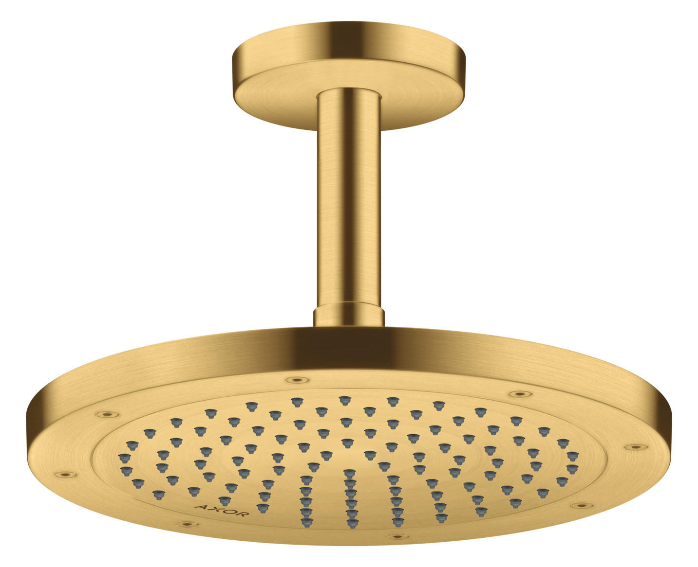 hansgrohe Deckenanschluss Axor 100mm, rund, brushed gold optic