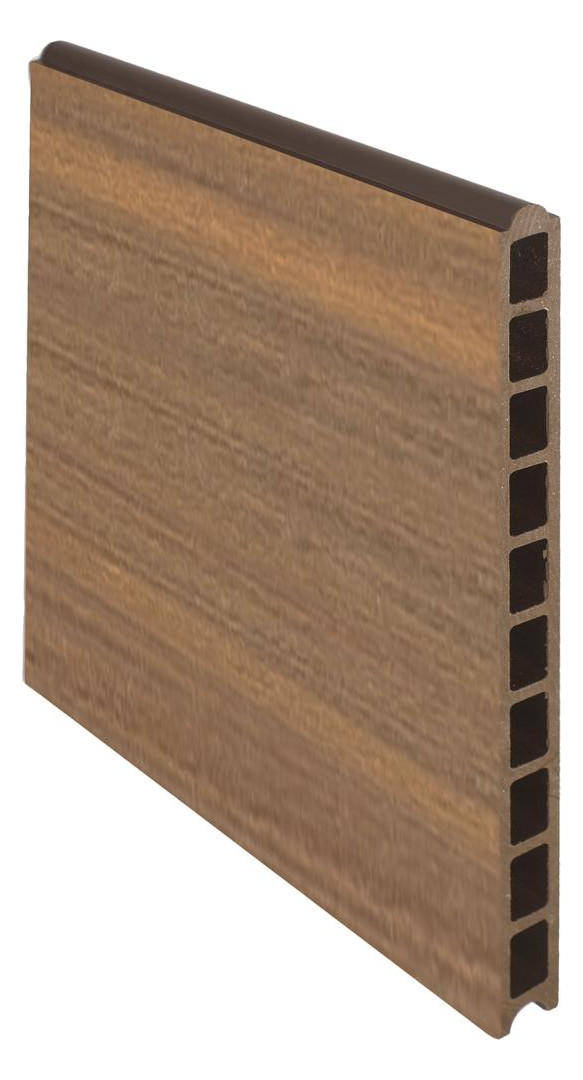Bild TJÖRN-Serie Zaunset 7 Lamellen 1795 x 24 5 mm coextrudiert MAHAGONI - n.a.-0