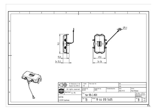 HART Han-INOX  10B-K-f. QB   19440105405 