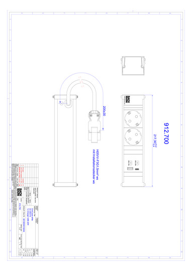 Bachmann CONI 2xCEE7/3 1xUSB A/C 912.700 