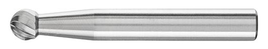 PFERD-HM-Frässtift Kugel KUD - 6x5,4mm, Z3, Schaft 6mm