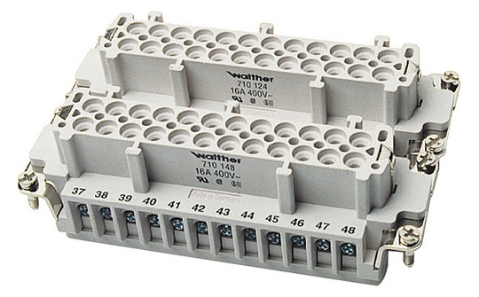 Kontakteinsatz Buchse 48p Schraub 16A 500V 0,5-2,5qmm