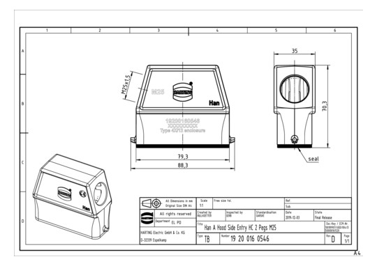 HART Tüllengeh.-Obert.M25    19200160546 