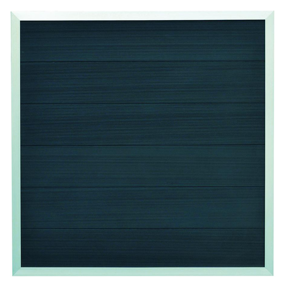 Bild MALÖ-Serie anthrazit 180 x 180 cm, WPC-Z aun ALU-Rahmen silber - n.a.-0