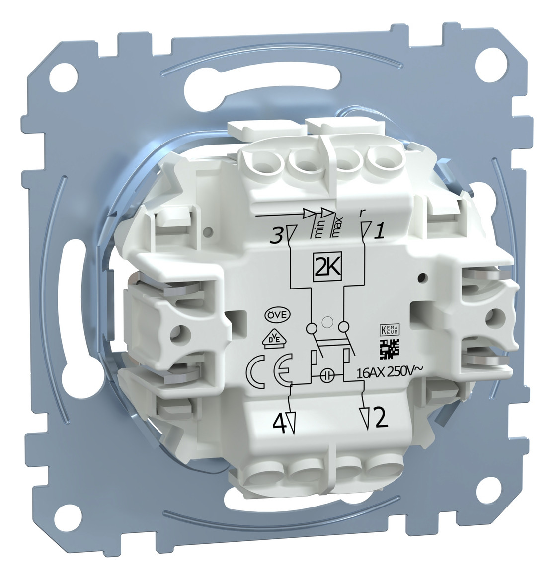 Kontroll-Wippschalter QuickFlex UP IP20 2p 1f 16AX