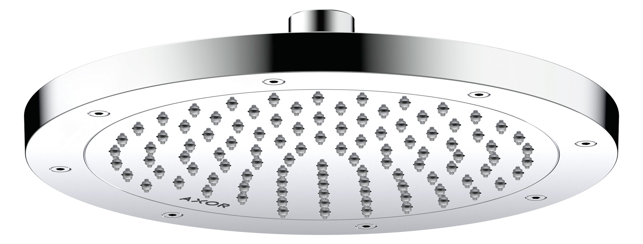 hansgrohe Kopfbrause EcoSmart plus Axor Decken- oder Wandmontage, 245mm, 1jet, chrom