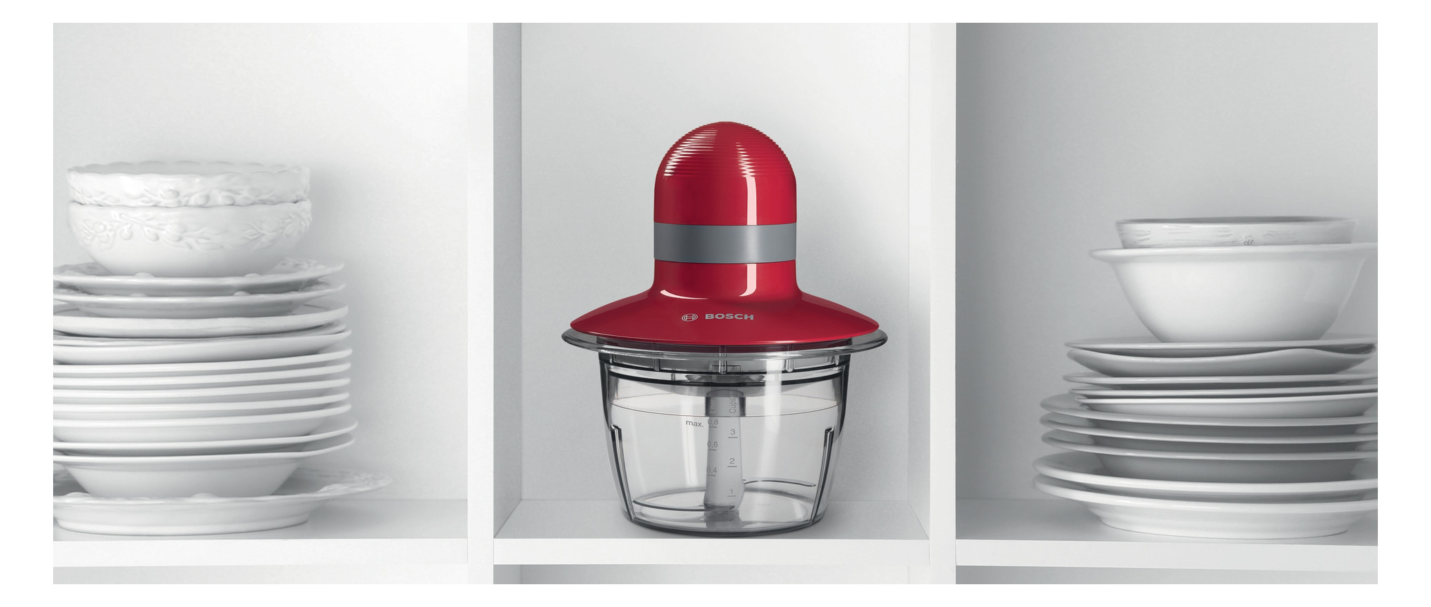 Zerkleinerer Kst 800ml 400W rt/gr rot/grau