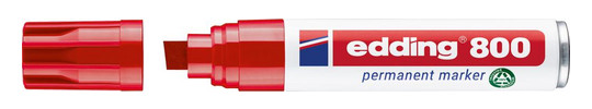 edding-Permanentmarker 800, rot - 4-12 mm