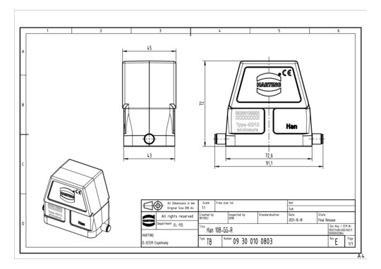 HART HAN 10B-GG-R            09300100803 