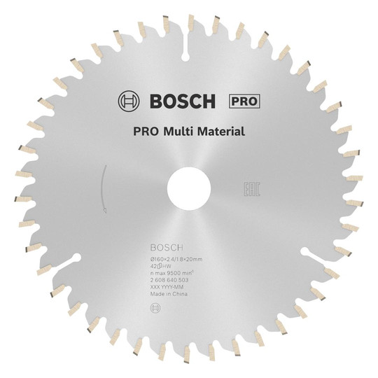 BOSCH-Kreissägeblatt MultiMaterial -...