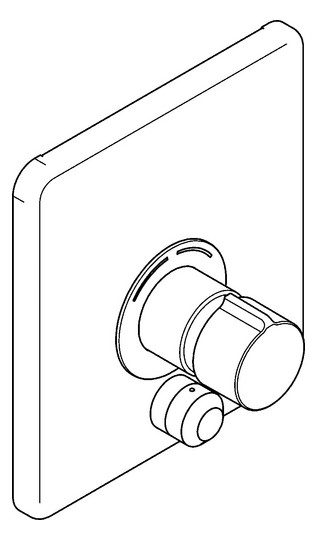 AR Duscharmatur, F5, hydr., Mischer, UP, Umrüstung AQRM657/675, ABE