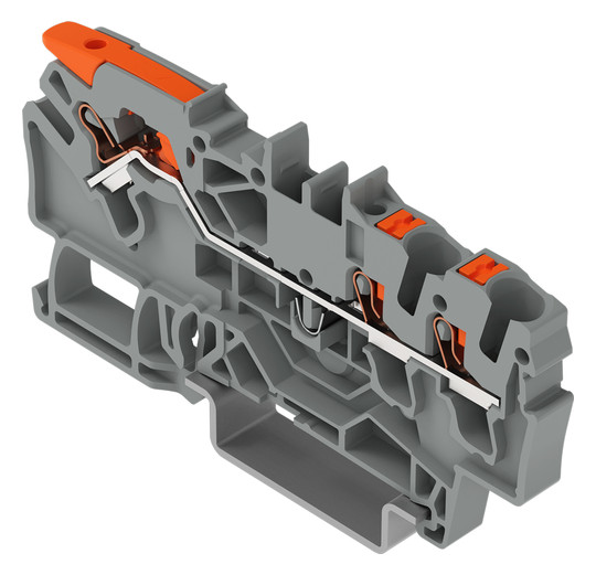 Reihenklemme 0,25-4qmm 1Etage 3kl gr 24A TS35 Hutschiene TH35