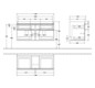V&B Waschtisch-Unterschrank Venticello 115,3x59x50,2cm, Griff White, kansas oak