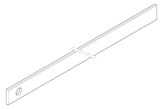 ABN Cu-Schiene 4FB 30x5x1041mm  XCUW534E 