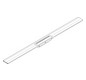hansgrohe RainDrain Flex Duschrinne 1600 mm, Edelstahl optic, Fertigset, kürzbar, zur Wandmontage