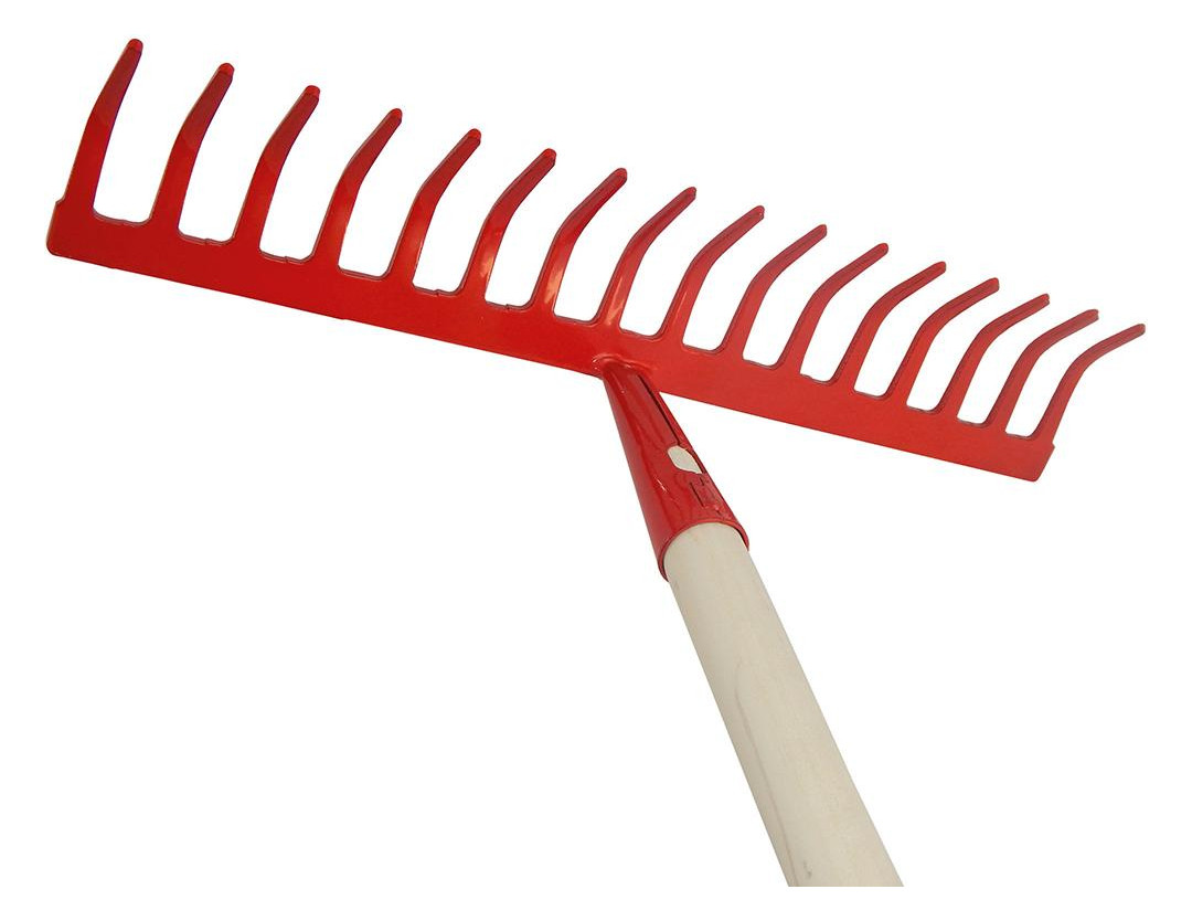 Bild Gartenrechen 16 Zinken mit Stiel - SHW-3