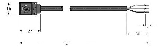 Turck Ventilsteckver-  VC8S02-A80E-5/TXL 