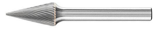 PFERD-HM-Frässtift Spitzkegel SKM - 10x20mm, Z5,...