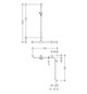 HEWI Duschhandlauf 801 2 x 762 x 1250 mm, anthrazitgrau, mit Brausehalterstange, Aluminiumkern