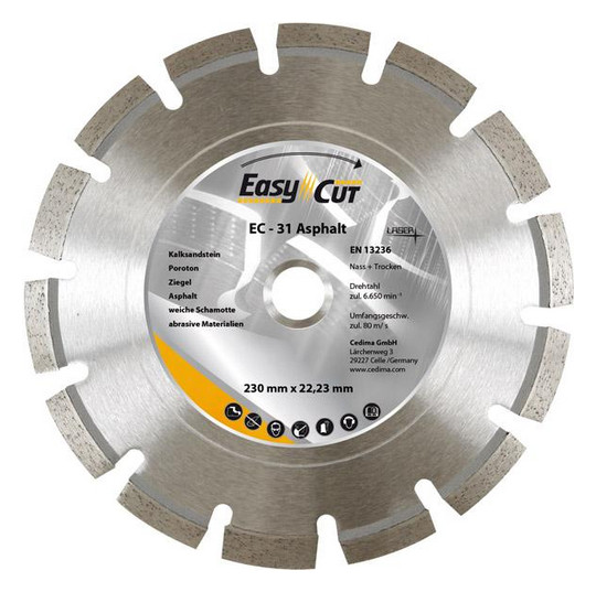 CEDIMA-Diamant-Trennscheibe EC-31 - 125x2,1x10x22,23mm
