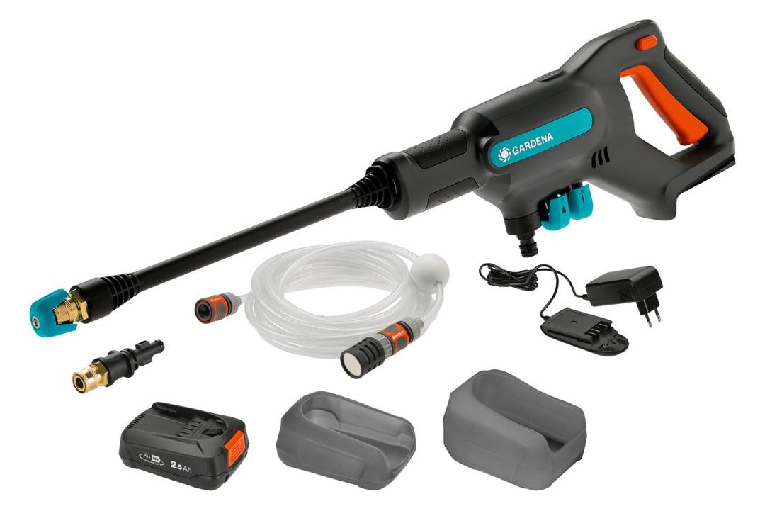 Bild Akku-Mitteldruckreiniger AquaCean 24/18V P4A Ready-To-Use Set - Gardena-0