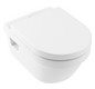 V&B Combi-Pack-Wand-Tiefspüler DirectFlush Architectura 37x53cm, oval, spülrandlos, wandhängend, waagerecht, mit WC-Sitz, weiß