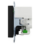 Steckdose 1f sw mt 1USB-A 1USB-C UP m.BS Mit erhöhtem Berührungsschutz IP20