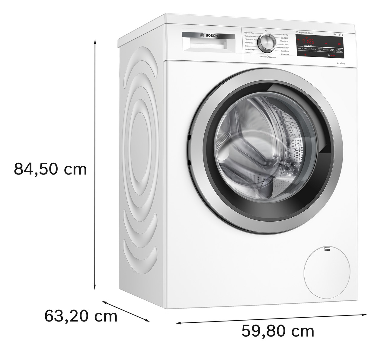 Waschautomat 8kg A Frontl 1400Upm ubf m.Display Wassersicherheitssystem