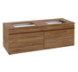 V&B Waschtisch-Unterschrank Venticello 125,7x43,6x50,2cm, Griff Copper, kansas oak