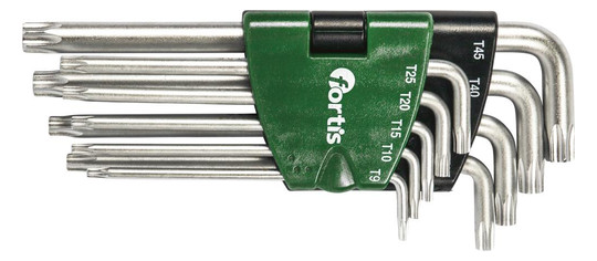 fortis-Torx-Winkelschraubendreher- Satz im Handhalter -...