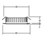 LED-Einbaustrahler 3,3W 2900K 210lm Konv chr glz 1LED ST IP44 RF:hochglänzend