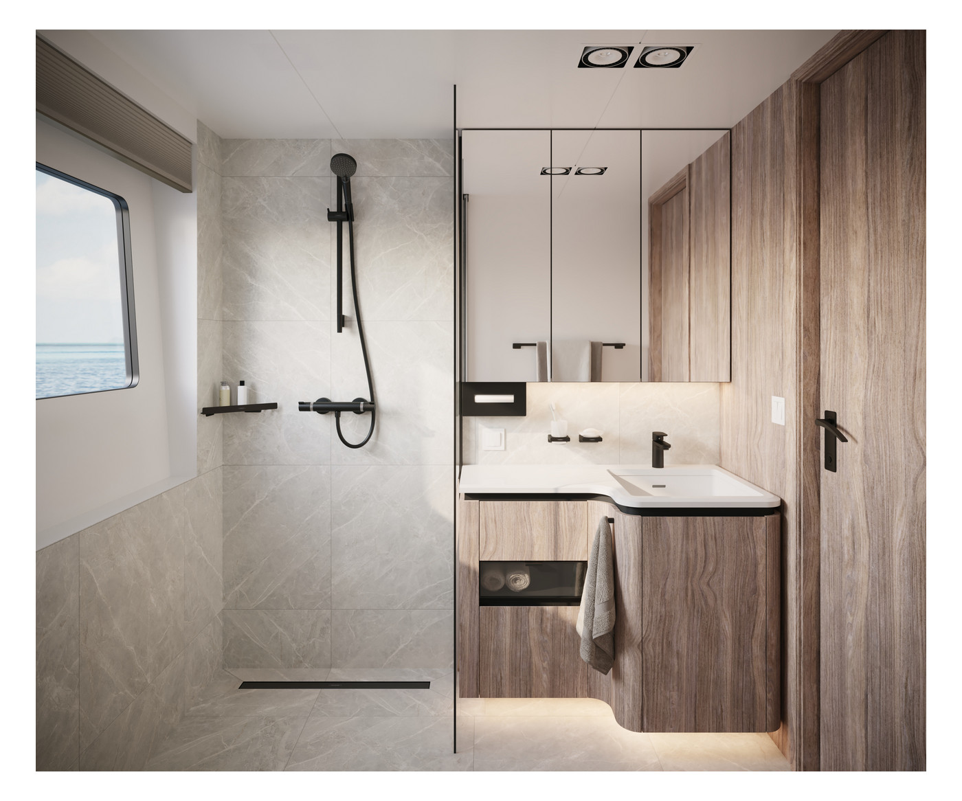 hansgrohe Kosmetiktuchbox AddStoris 265x145mm, Wandmontage, mattschwarz