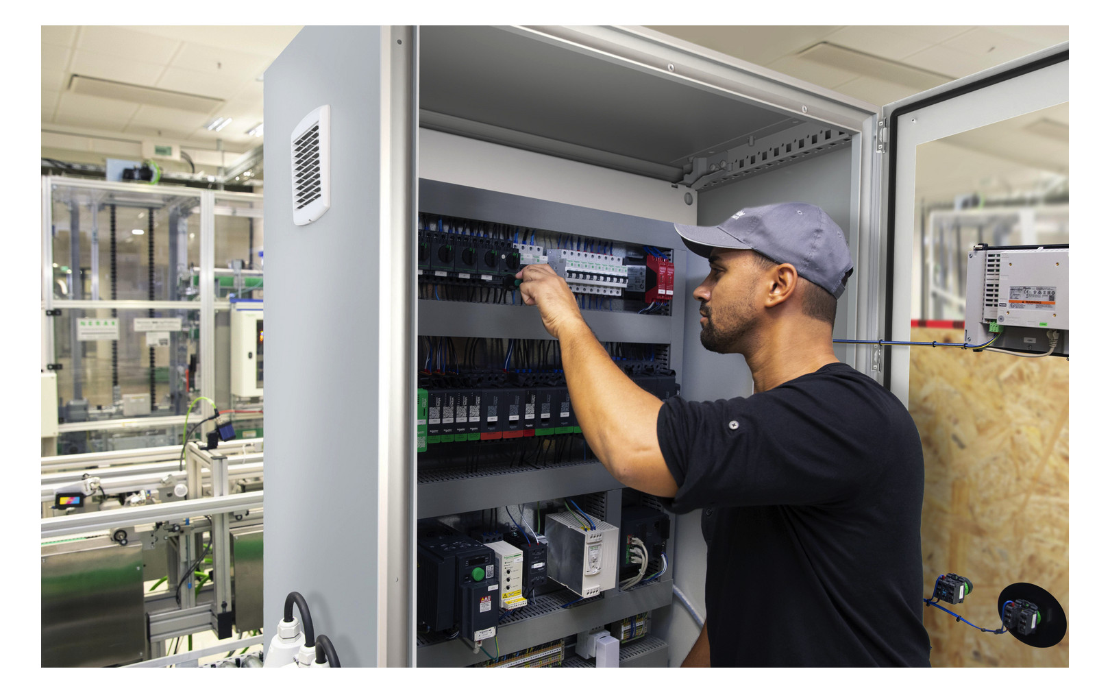 Standschrank ST IP55 B1000xH1800xT400mm m.MPL pulverbesch