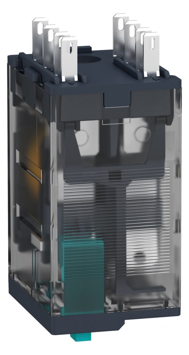 Schaltrelais 2W IP40 21x27x55mm Steckanschl