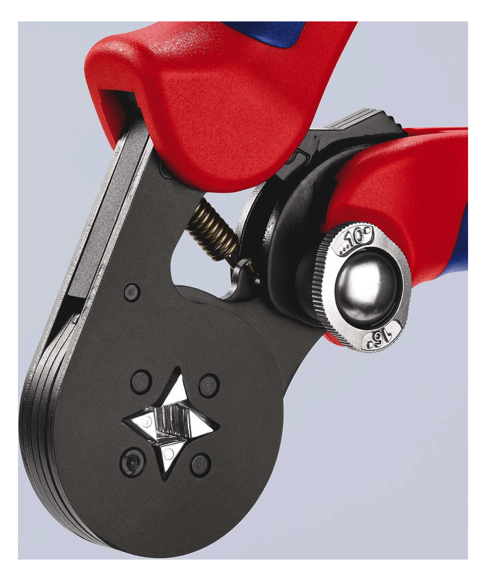 Presszange mech 180mm Aderendh AWG28-5 0,08-16qmm Mit automatischem Rücklauf