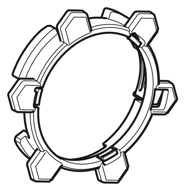GE Bajonettmutter Varox zu Geberit Waschtischarmatur Typen 87 und 88