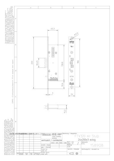 GEZE Geze 158909 FTV 320 MIT STU  158909 