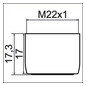 NEOPERL Strahlregler MIKADO PCA M 22 x 1, 0,35 gpm, 1,3 l/min, verchromt