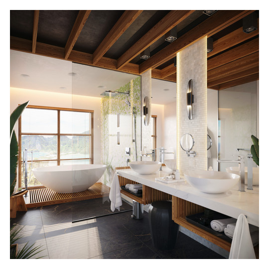 hansgrohe Fertigmontageset ShowerSelect UP-Thermostat, 2 Verbraucher, chrom