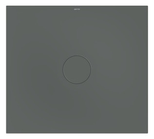 Bette Duschfliese PLUS BetteAir 1000 x 900 mm, smoke, Rechteck, glasierter Titan-Stahl