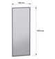 Rückwand ST 800mm RAL7035 pulverbesch