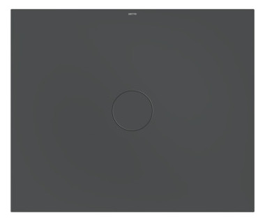 Bette Duschfliese PLUS BetteAir 1200 x 1000 mm, raven, Rechteck, glasierter Titan-Stahl, mit Minimum-Täger