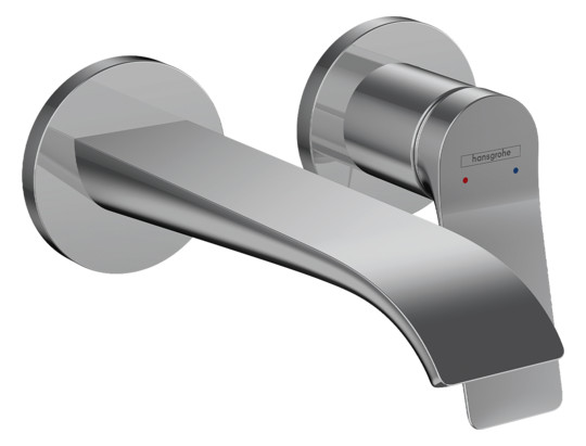 hansgrohe Fertigmontageset Vivenis UP-Waschtisch-Einhebelmischer, für Wandmontage, mit Auslauf 192mm, chrom