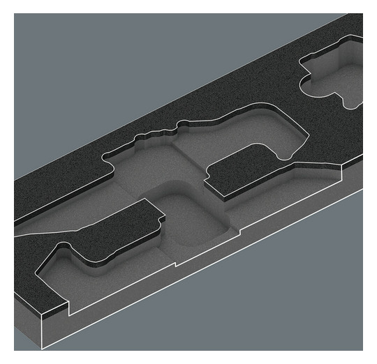 Wera Winkelschlüssel-Satz Einlage 821185 